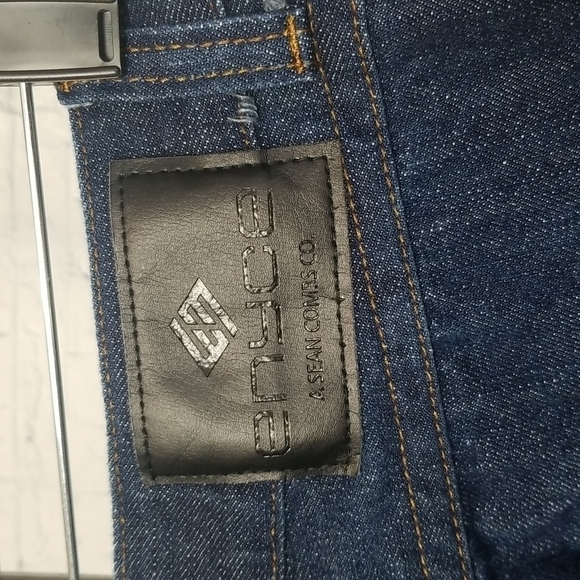 Enyce Jeans by Sean Combs Mens SZ 30/30 Y2K Dark Wash Baggy High Waisted Jeans - Picture 7 of 15